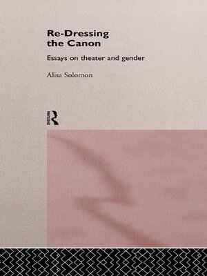 cover image of Re-Dressing the Canon